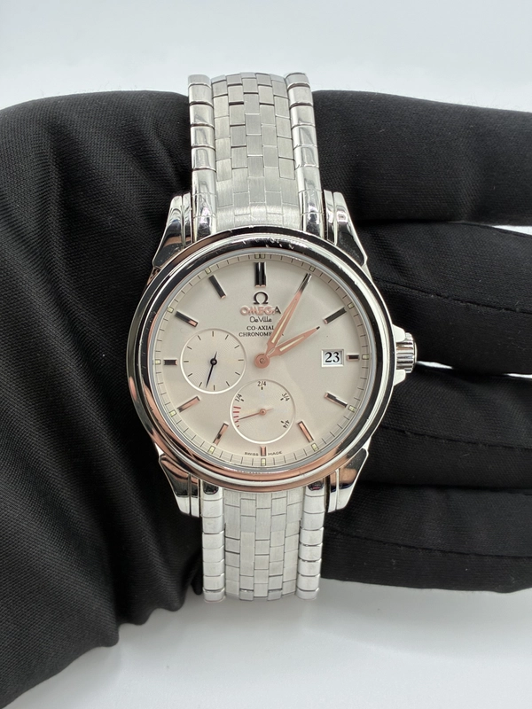 Omega De Ville Prestige White Dial on Stainless Steel Bracelet Ref. 4532.31.00 Card 2008 view 3