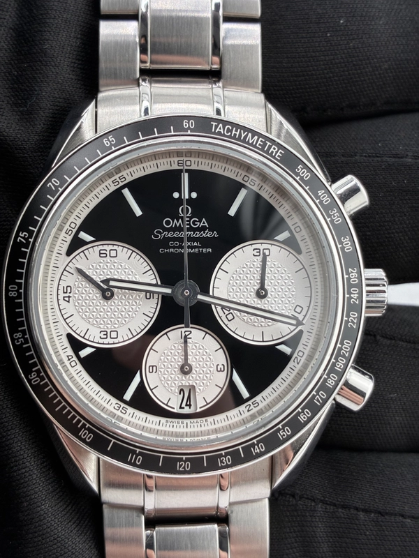 Omega Speedmaster Racing Black Dial on Stainless Steel Bracelet Ref. 326.30.40.50.01.002 Card view 2