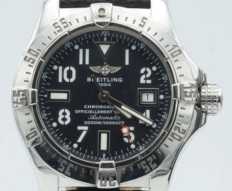 Breitling Avenger Seawolf Blue Dial on Rubber Band Ref. A1733010/C756 Complete 2009