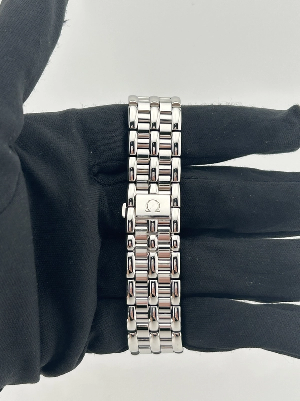 Omega De Ville White Dial on Stainless Steel Bracelet Ref. 396.1016 view 4