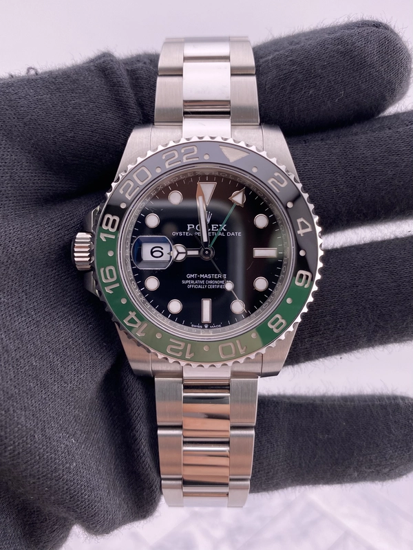 Rolex GMT-Master II "Sprite" Black Dial on Oyster Ref. 126720VTNR Card 2025 view 2