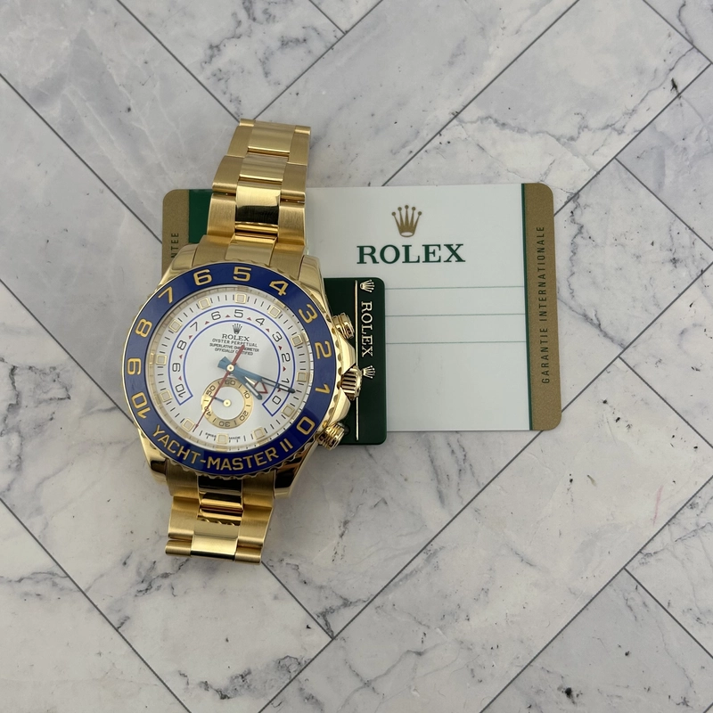 Rolex Yacht-Master II White Dial on Oyster Ref. 116688 Card 2015 view 7