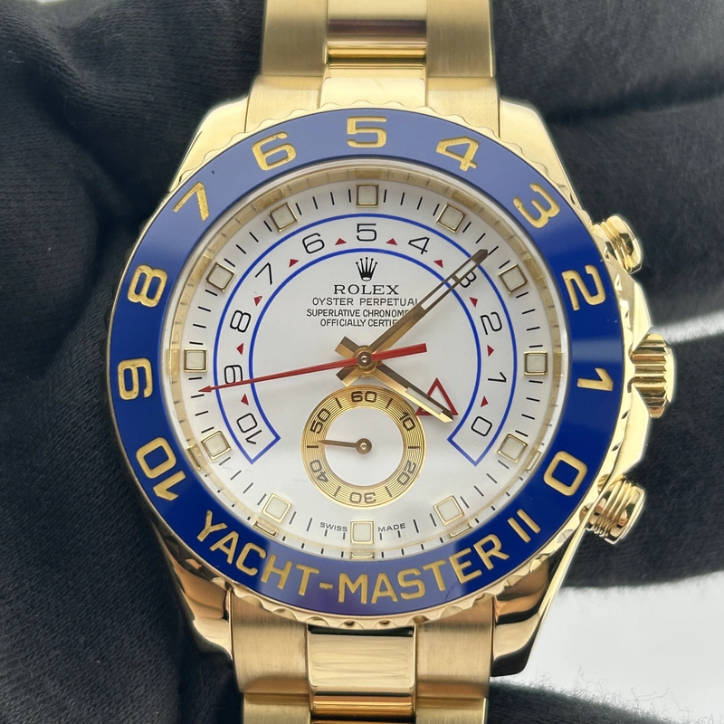 Rolex Yacht-Master II White Dial on Oyster Ref. 116688 Card 2008 view 3