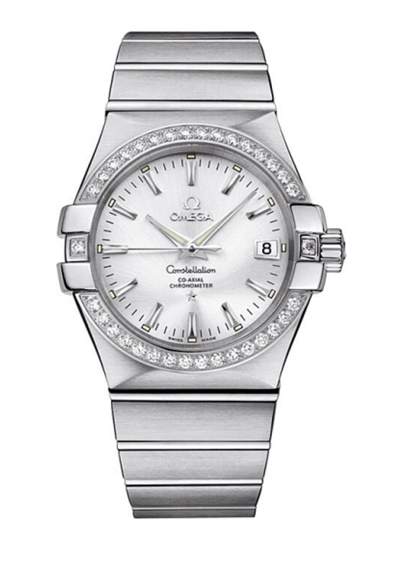 Omega Constellation Silver Dial on Stainless Steel Bracelet Ref. 123.15.35.20.02.001 Complete 2021