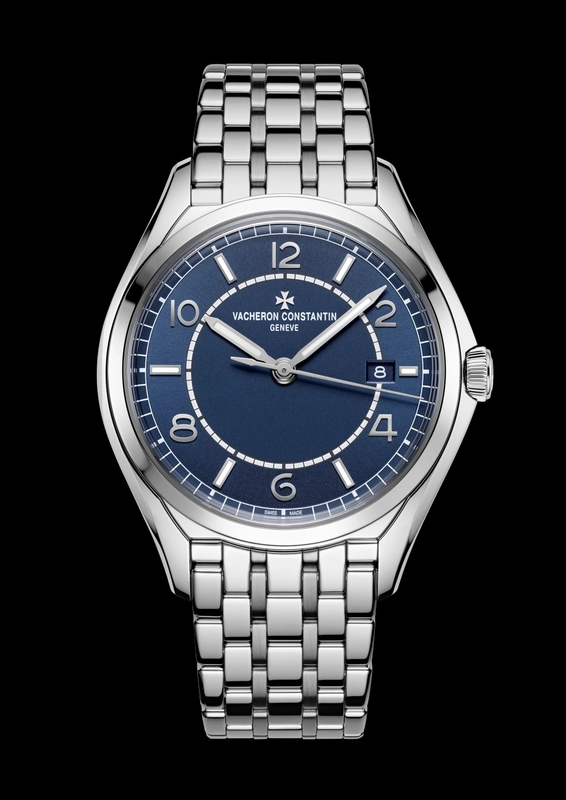 Vacheron Constantin Fiftysix Double Finished Petrol Blue Toned Dial on Stainless Steel Ref. 4600E/110A-B487 Complete 2025 — Saleh Jewelers