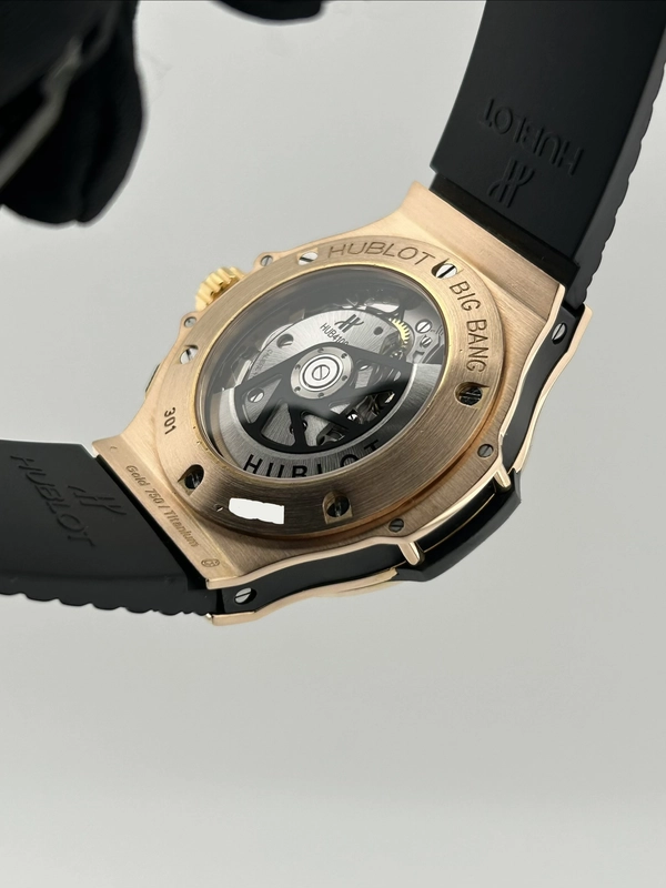 Hublot Big Bang Red Gold Black Dial on Rubber Strap Ref. 301.PX.130.RX.114 view 7