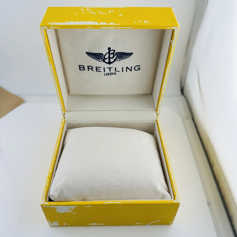 Breitling Colt Chronograph Black Arabic Numerals Dial on Stainless Steel Bracelet Ref. A13035.1 Complete 1996 view 5