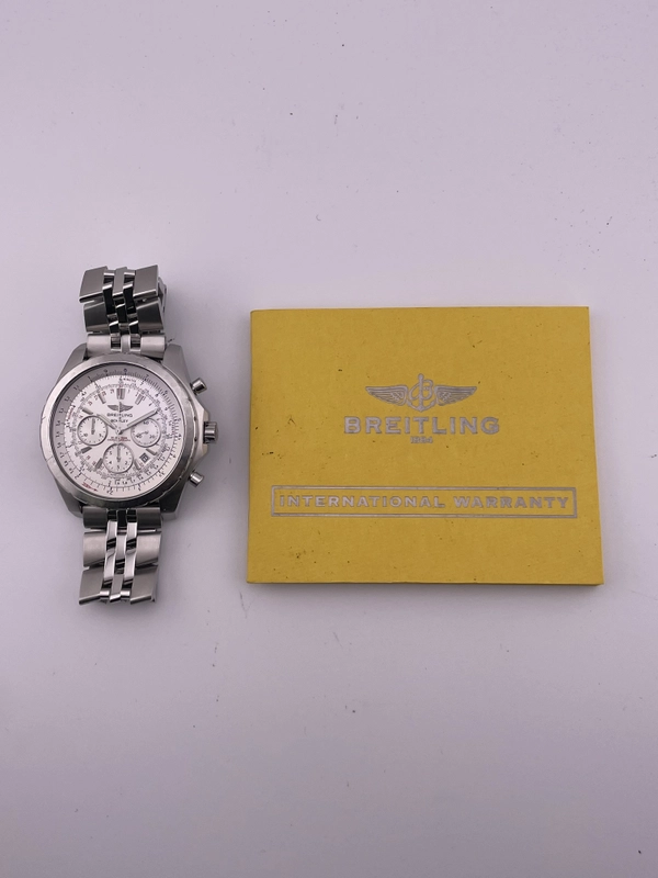 Breitling Bentley Motors T Speed Silver Dial on Stainless Steel Bracelet Ref. A25365/A257G75SPS Papers 2009 view 7