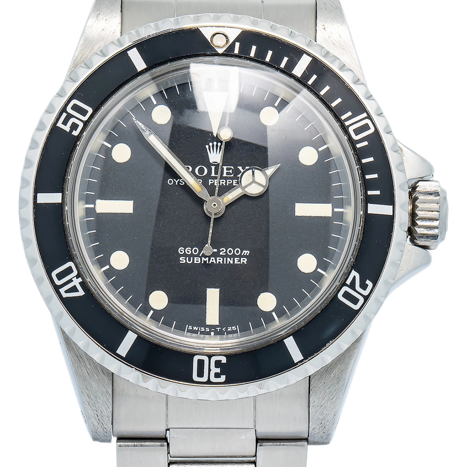 Rolex Submariner 5513 Oyster Stainless Steel Black Index 40mm — image 2