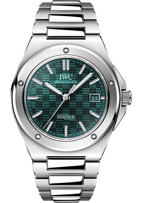 Iwc Ingenieur Automatic Aqua Dial on Stainless Steel Bracelet Ref. IW328903 Complete 2026 — Saleh Jewelers