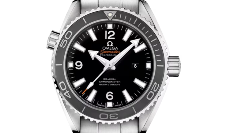 Omega Seamaster Planet Ocean Black Dial on Stainless Steel & Fabric Strap Ref. 232.30.38.20.01.001 Complete 2014