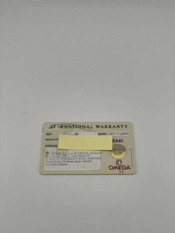 Omega Constellation White Dial on Stainless Steel Bracelet Ref. 1562.3 Card 2004 view 8