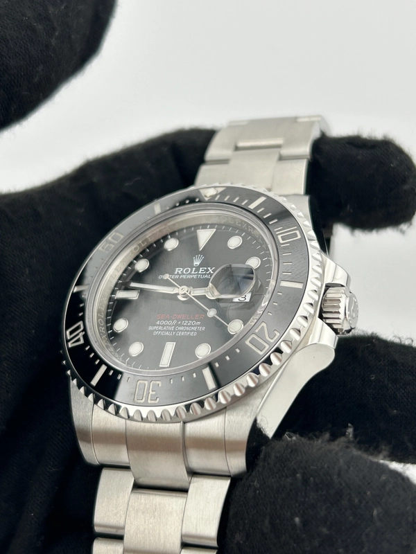 Rolex Sea-Dweller Black Dial on Oyster Steel Bracelet Ref. 126600 Card 2020 view 3