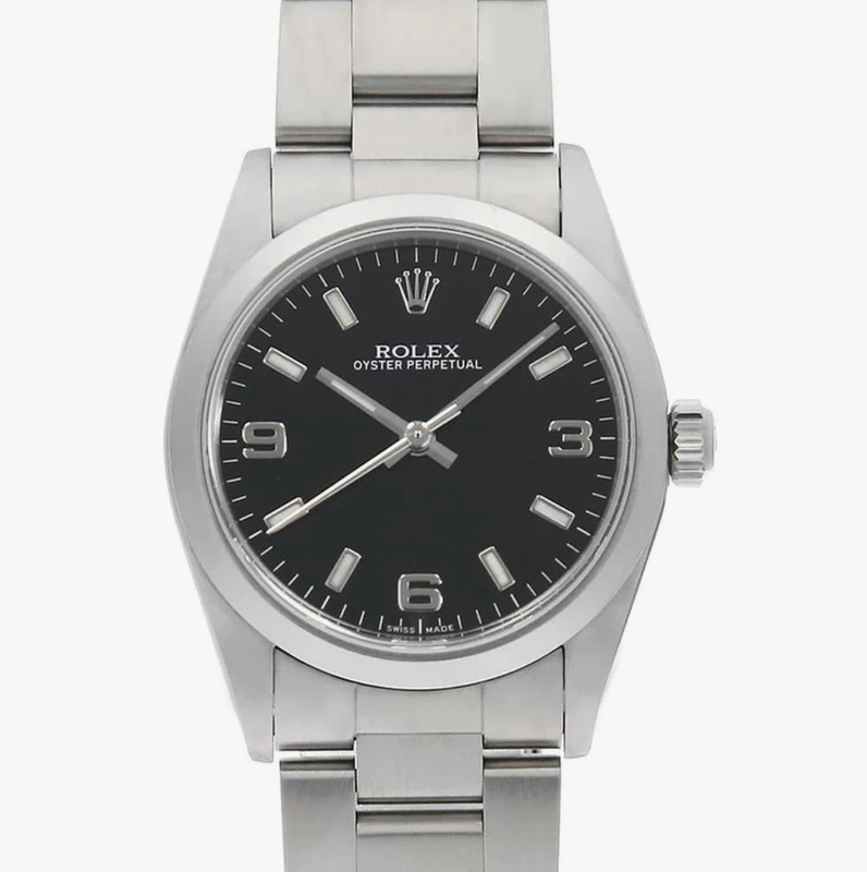 Rolex Oyster Perpetual Blue Dial Ref. 77080 Papers 1999