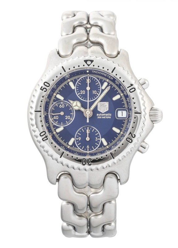 Tag Heuer SEL Blue Dial on Stainless Steel Bracelet Ref. CG2111