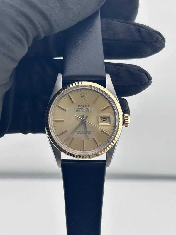 Rolex Datejust 36 Champagne Stick Dial on Jubilee Ref. 16013