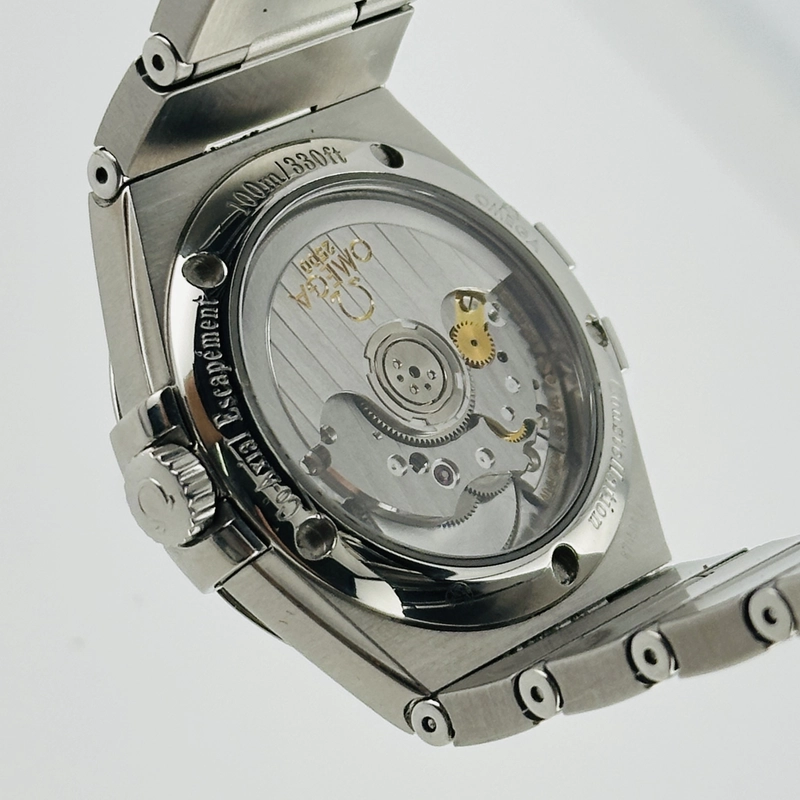 Omega Constellation Silver Dial on Stainless Steel Bracelet Ref. 123.10.35.20.02.002 Card 2018 view 3