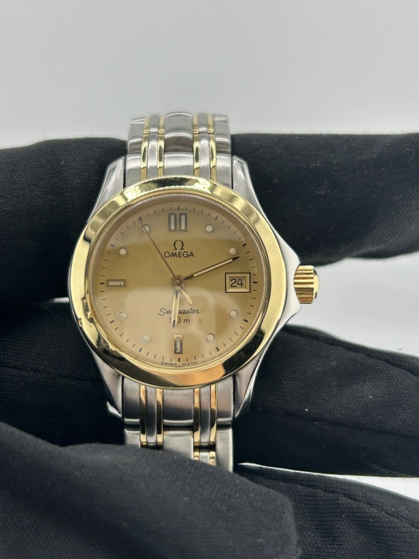 Omega Seamaster 120M Gold Dial on 2 Tone Bracelet Ref. 2371.10 view 3