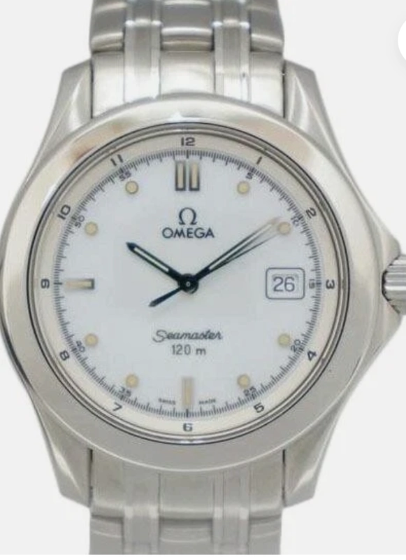 Omega Seamaster 120m White Dial on Stainless Steel Bracelet Ref. 2581.2