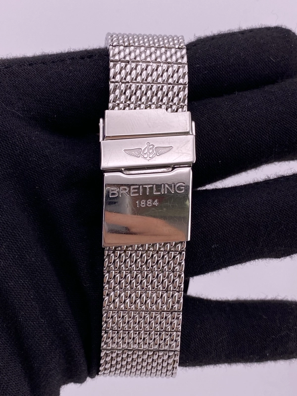 Breitling Superocean Automatic Orange Dial on Stainless Steel Bracelet Ref. A17320/A172Q420CA Complete 2013 view 4