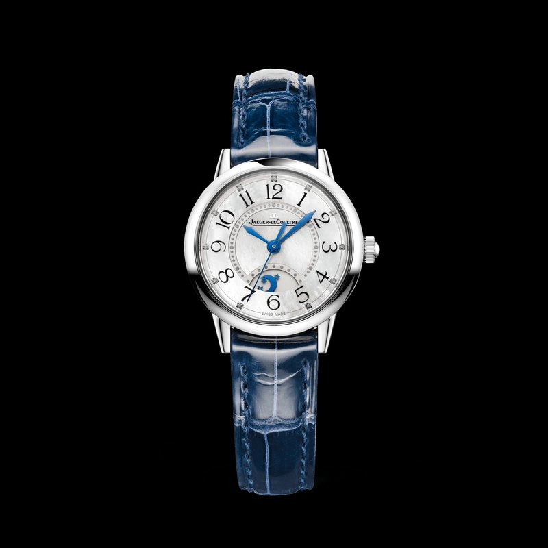 Jaeger Le Coultre Rendez-Vous Classic Night & Day Silvered Grey, Mother Of Pearl Dial on Leather Strap Ref. Q3468410 Card 2026