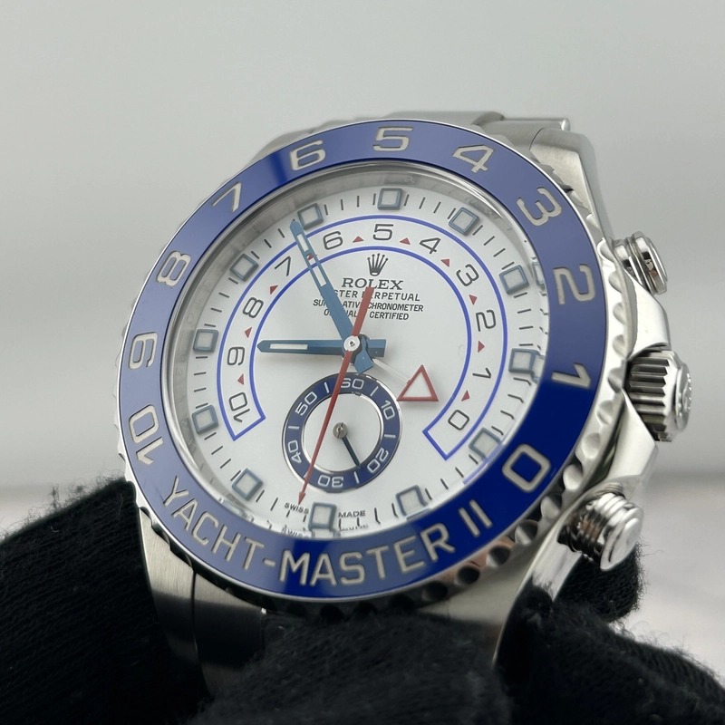 Rolex Yacht-Master II Matt White Dial on Oyster Ref. 116680 Card 2016 view 3