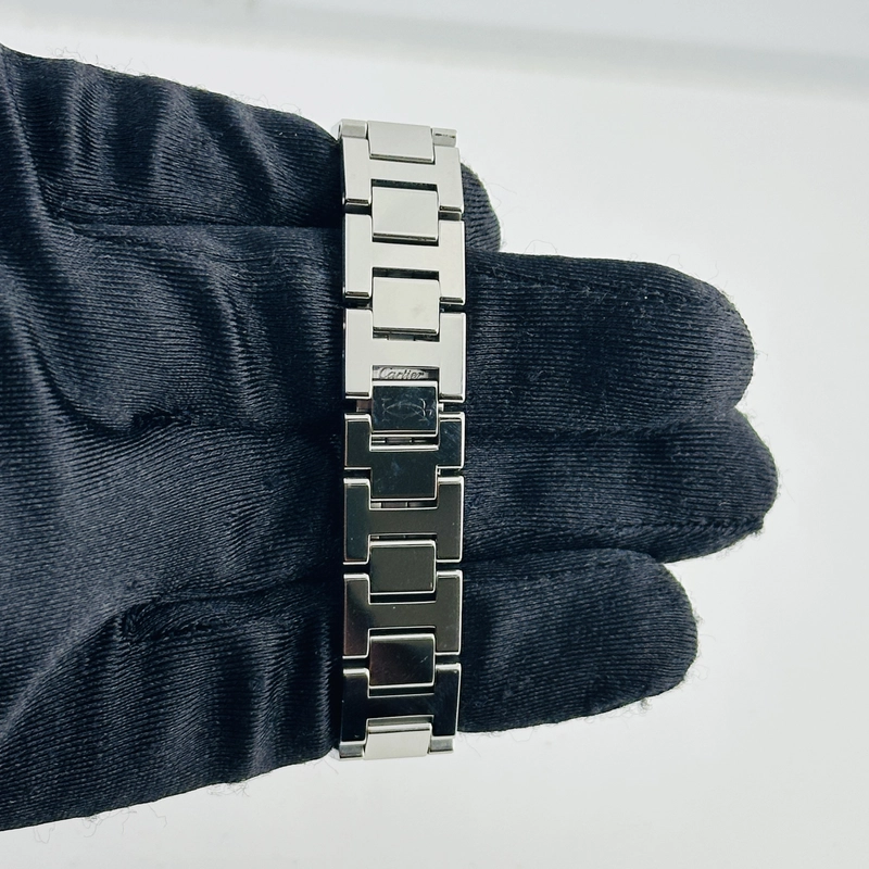 Cartier Miss Pasha Silver Arabic Dial on Stainless Steel Bracelet Ref. 2973 / W314000 view 4