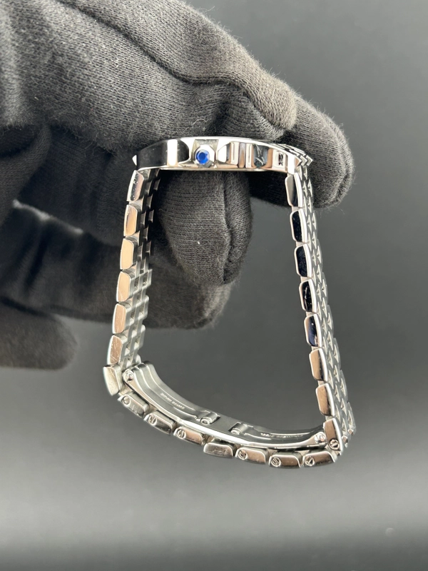 Cartier Santos Demoiselle White Roman Numerals Dial on Stainless Steel Bracelet Ref. W25064Z5 Manuals Only view 6