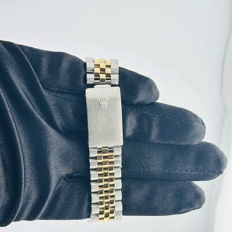 Rolex Datejust Champagne Stick Dial on D Link Jubilee Ref. 16233 1989 view 4