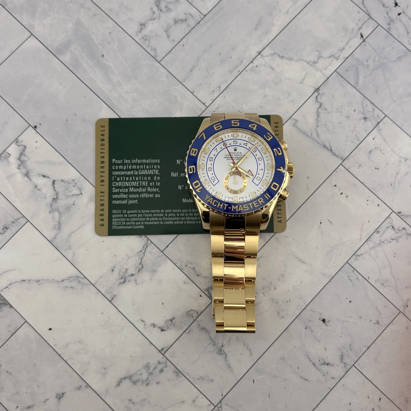 Rolex Yacht-Master II White Dial on Oyster Ref. 116688 Card 2008 view 7