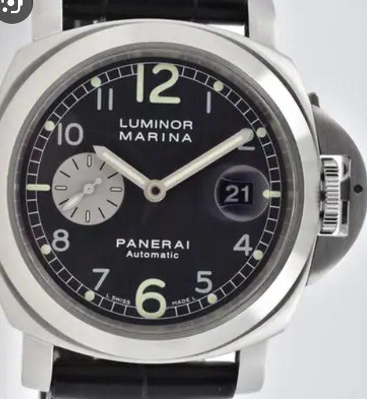 Panerai Luminor Marina Grey Dial on Rubber Strap Ref. PAM00086 Complete 2001