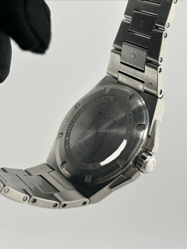 Iwc Ingenieur Silver Dial on Stainless Steel Bracelet Ref. IW323904 Complete 2013 view 7
