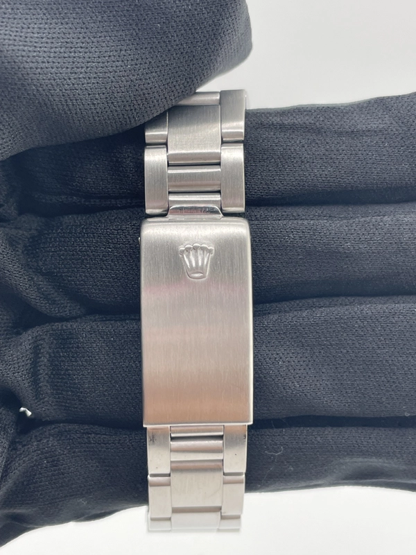 Rolex Oyster Perpetual Date Black Stick Dial on Oyster Steel Bracelet Ref. 1500 1969 view 4