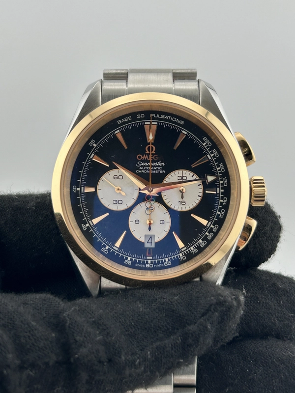 Omega Seamaster Beijing 2008 Black Dial on Stainless Steel Bracelet Ref. 221.20.42.40.01.001 Complete 2008 view 3