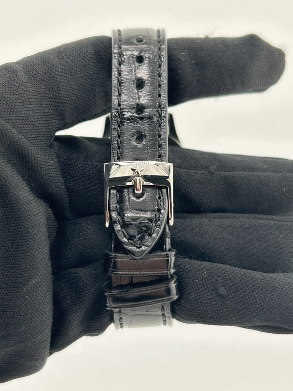 Zenith Elite Ultra Thin Lady White Dial on Black Leather Strap Ref. 03.2310.679 view 4