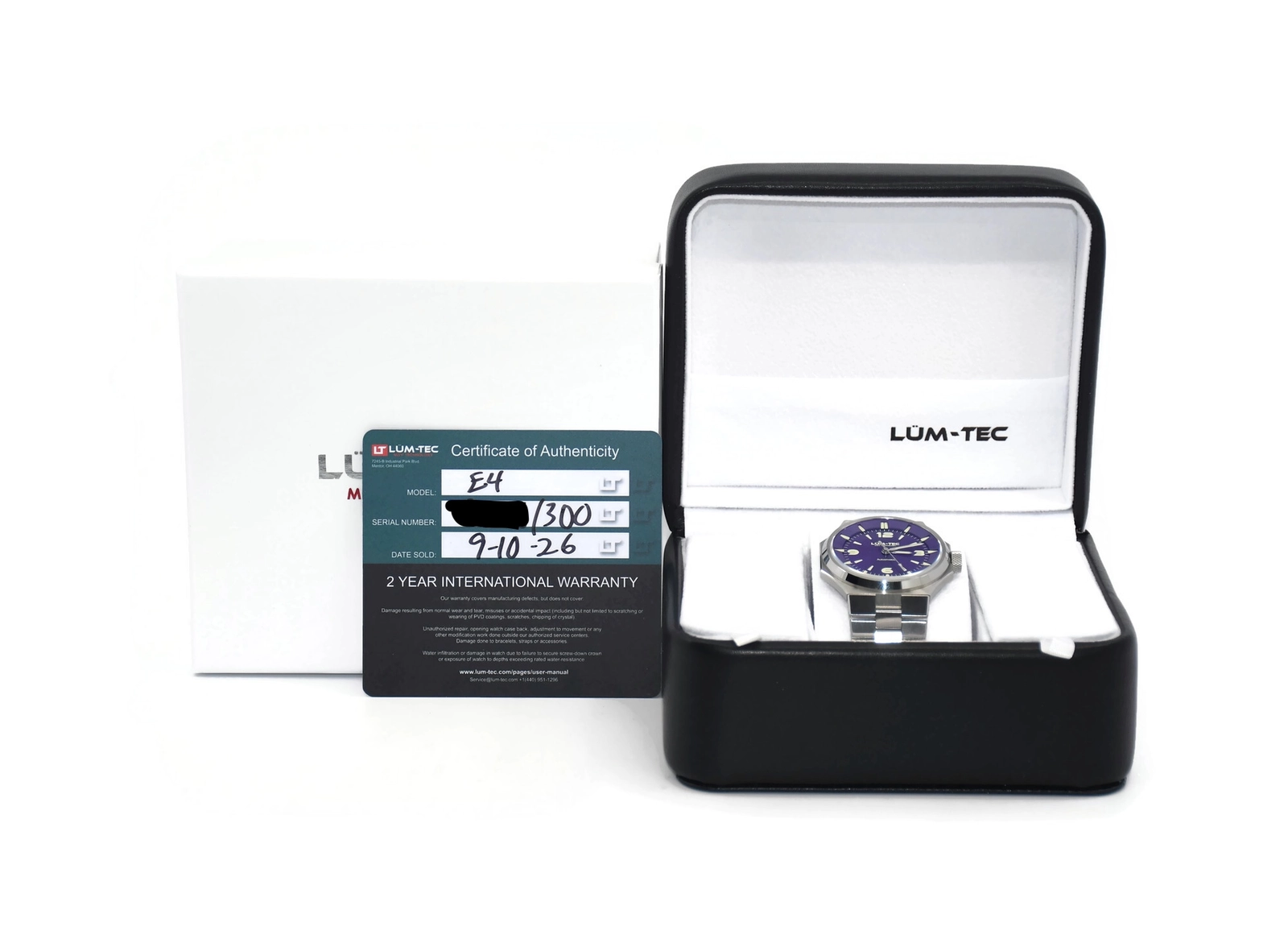 Lum-Tec E4 Eclipse Stainless Steel Watch — image 6