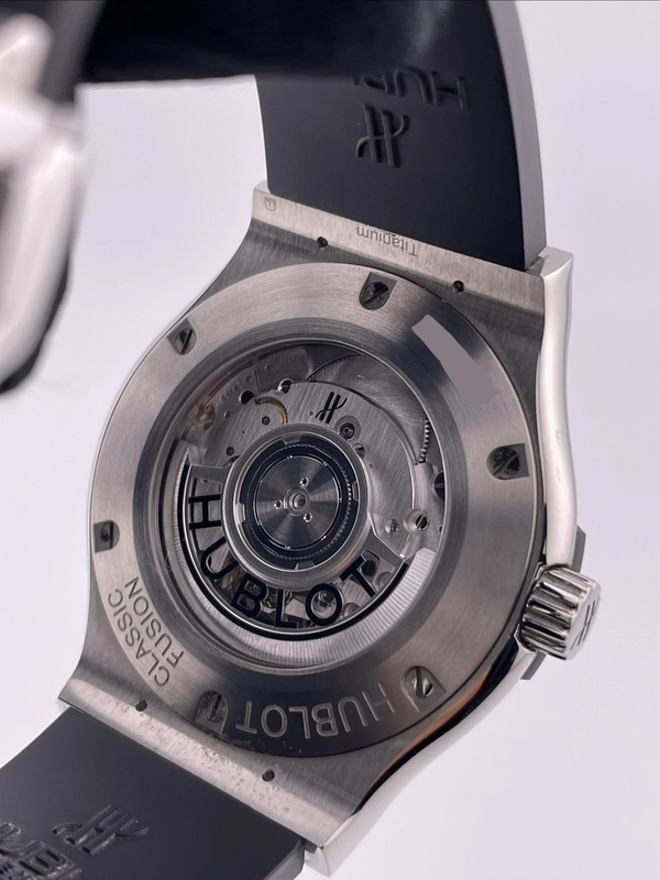 Hublot Classic Fusion Black Dial on Rubber Strap Ref. 542.NX.1270.RX view 4