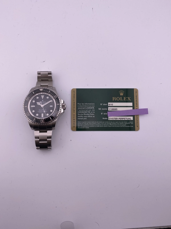 Rolex Sea-Dweller Deepsea Black Dial on Oyster Ref. 116660 Card 2008 view 7