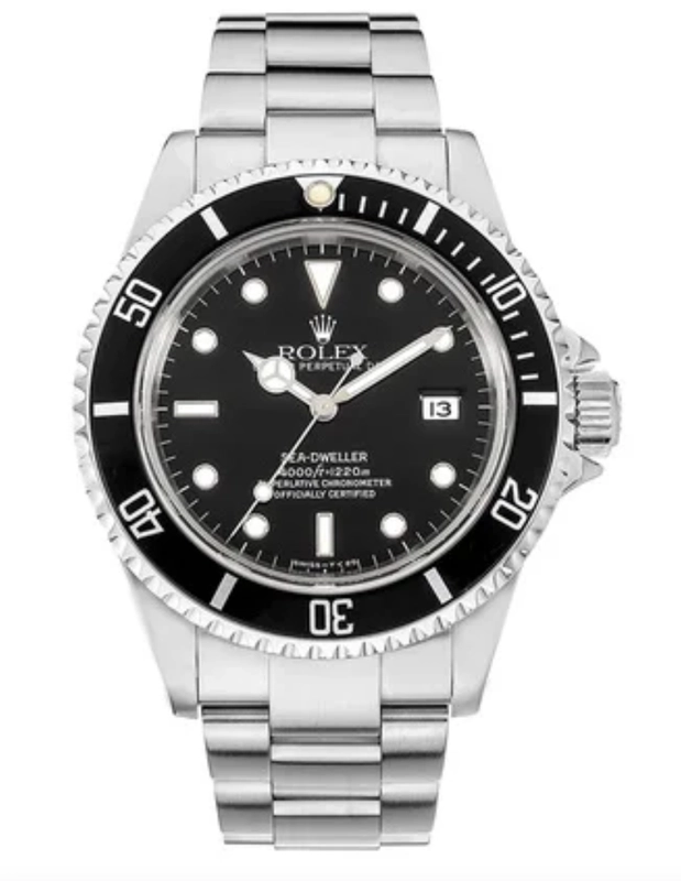 Rolex Sea-Dweller Black Dial on Oyster Ref. 16600