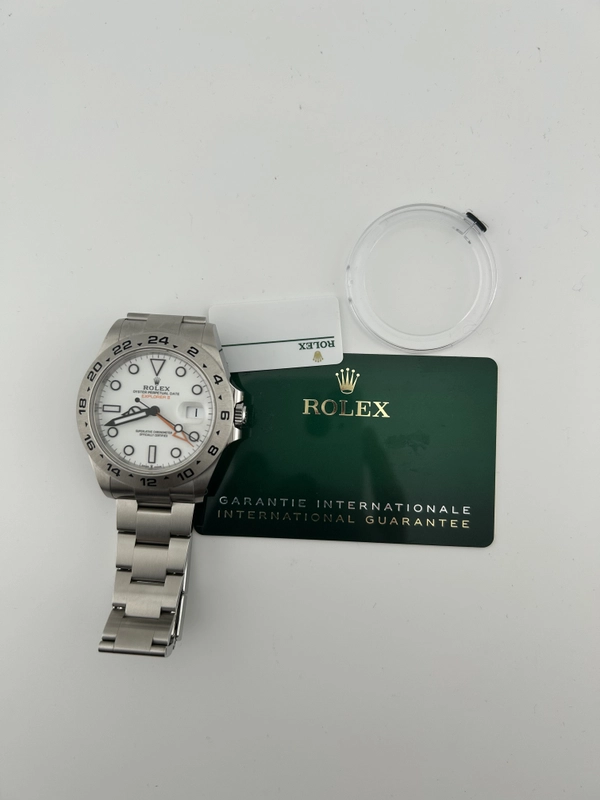 Rolex Explorer II White Dial on Oyster Bracelet Ref. 226570 Card 2024 view 7
