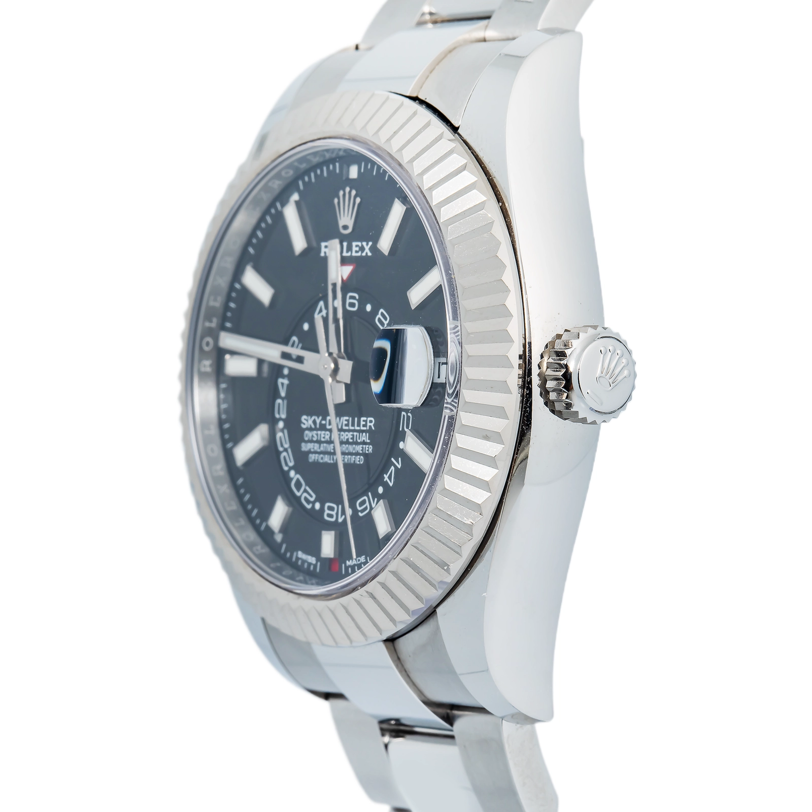 Rolex Sky-Dweller 326934 MINT 2019 Complete SS Black Dial Automatic Men's Watch — image 3