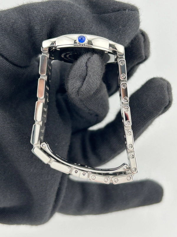 Cartier Ronde Solo Silver Dial on Bracelet Ref. W6701004 Papers 2013 view 6