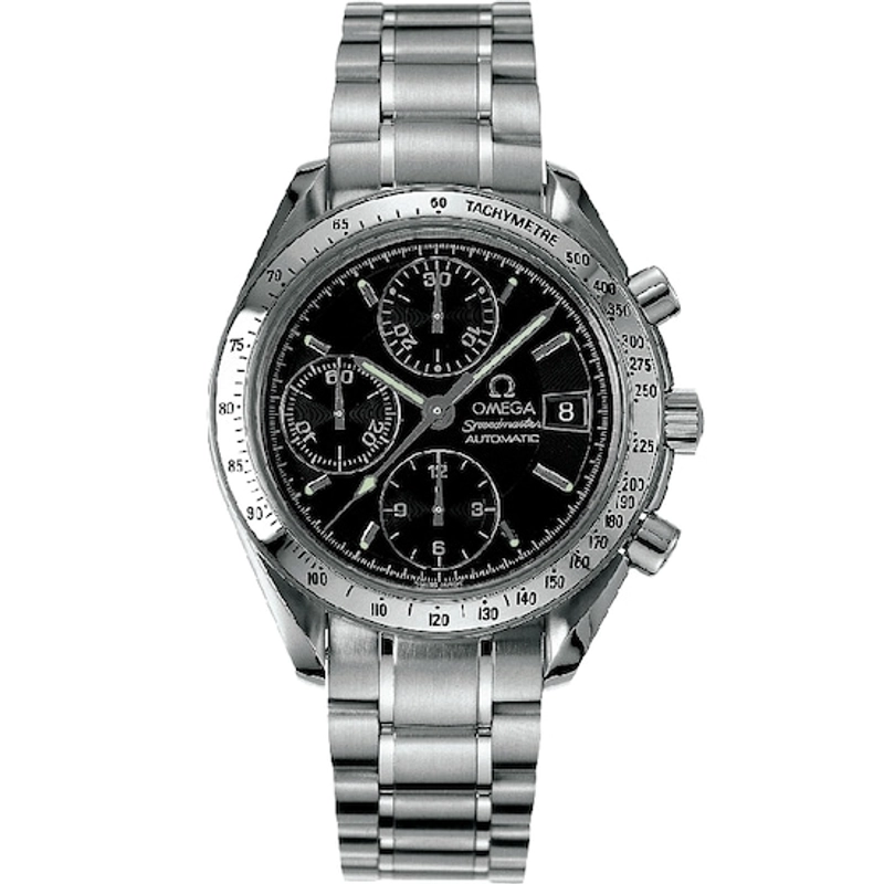 Omega Speedmaster Black Dial on Stainless Steel Bracelet Ref. 3513.50.00