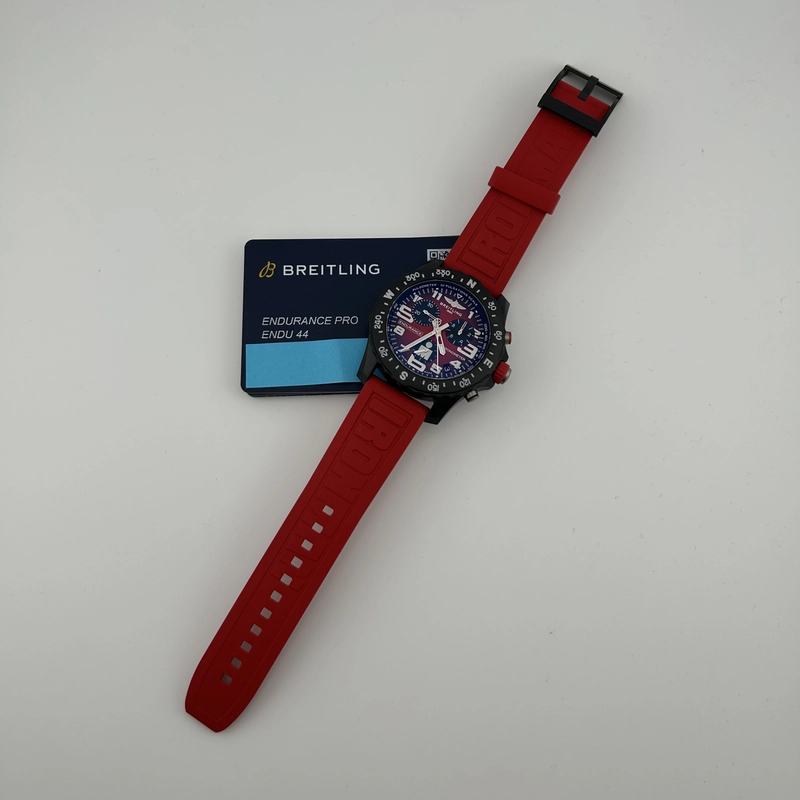 Breitling Endurance Pro Red Dial on Rubber Strap Ref. X823109A1K1S1 Card 2026 view 6