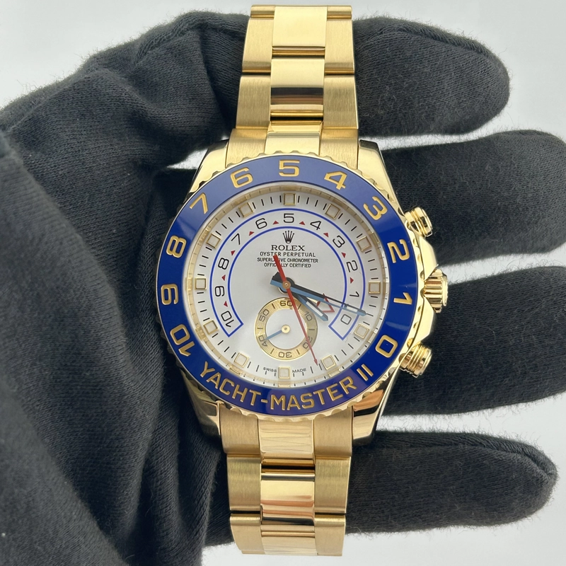 Rolex Yacht-Master II White Dial on Oyster Ref. 116688 Card 2015 view 2