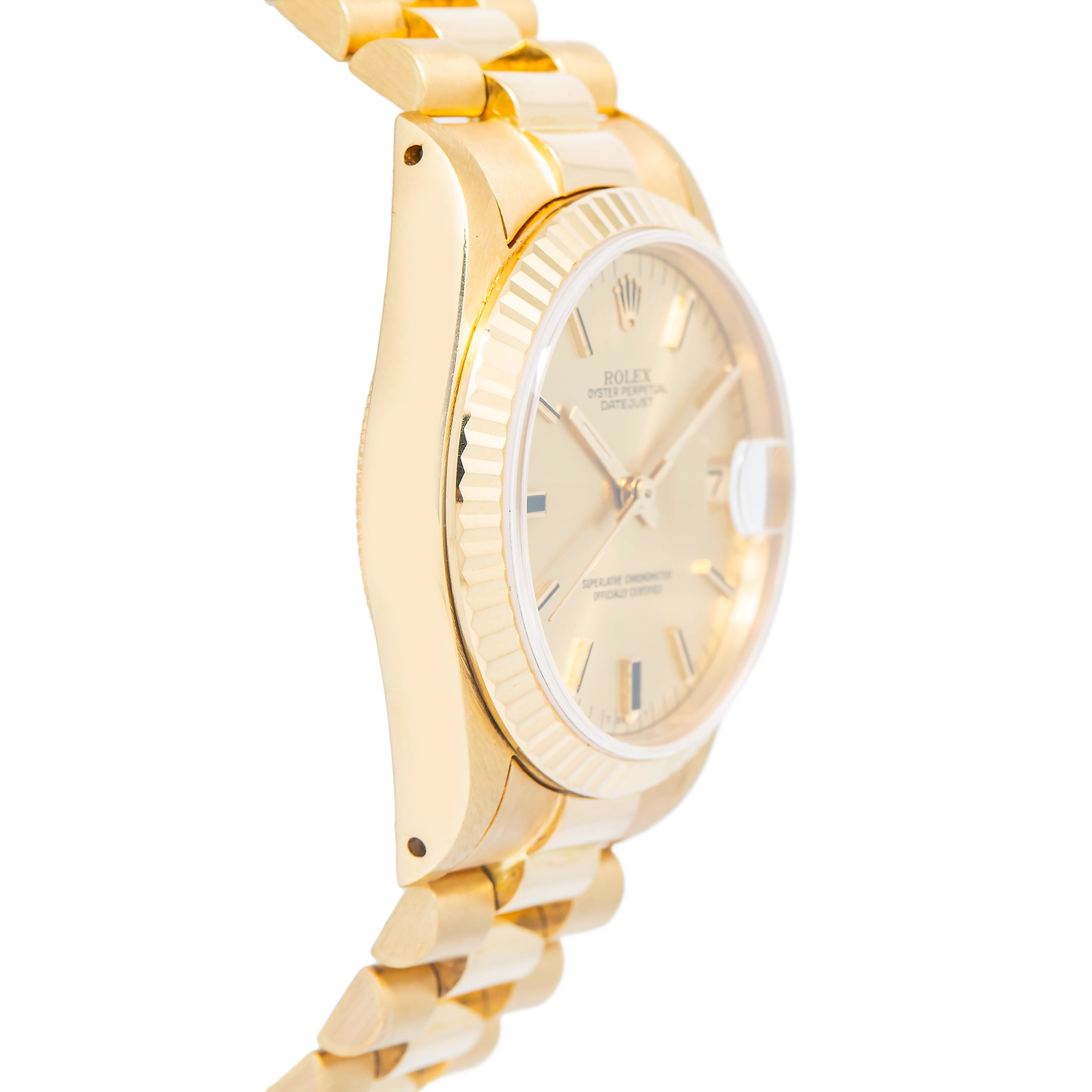 Rolex Datejust 68278 President Yellow Gold Champagne Index 31mm — image 4