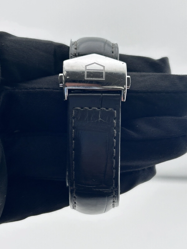 Tag Heuer Carrera Calibre Grey Dial on Stainless Steel Ref. WAR5012.FC6326 Complete 2013 view 3