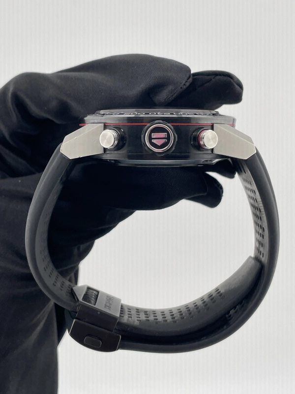 Tag Heuer Carrera Calibre Skeletonized Dial on Rubber Strap Ref. CAR2A1Z/0 Complete 2019 view 6