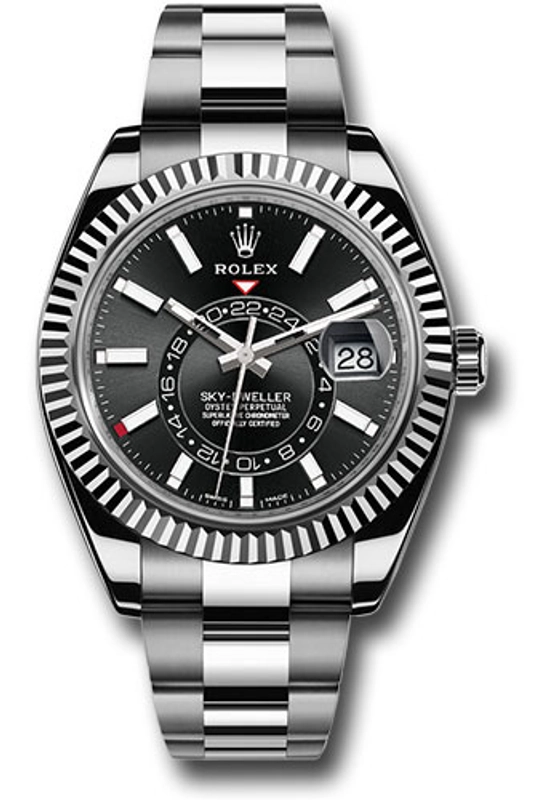 Rolex SkyDweller Black Dial on Oyster Ref. 326934 Card 2022