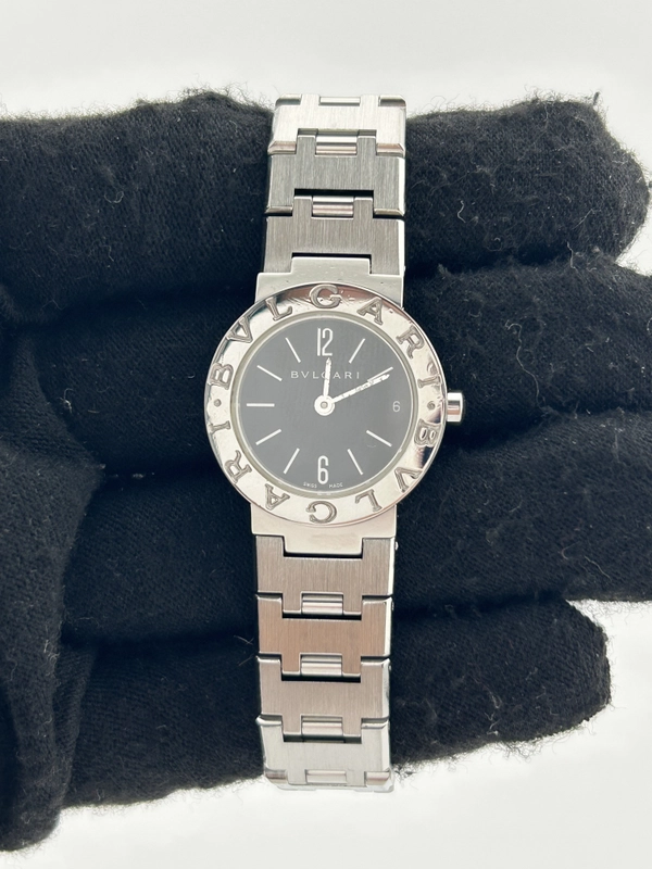 Bvlgari Bvlgari Black Dial on Stainless Steel Bracelet Ref. BB23SS view 2